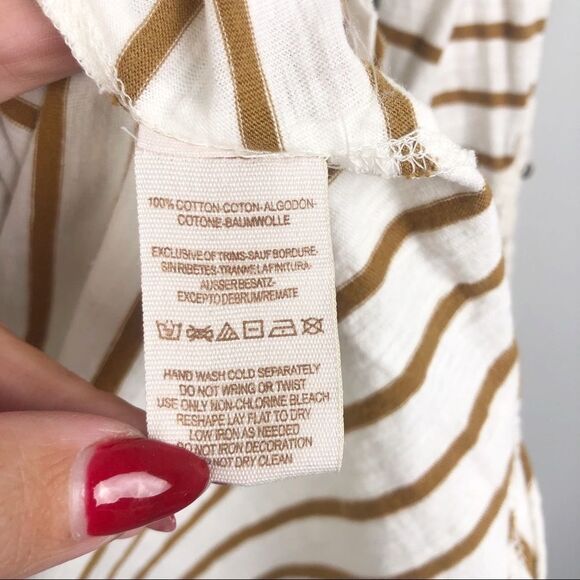 FREE PEOPLE | Tuscaloosa Hard Candy Striped Long Sleeve Top Women’s Size Small - Picture 9 of 12